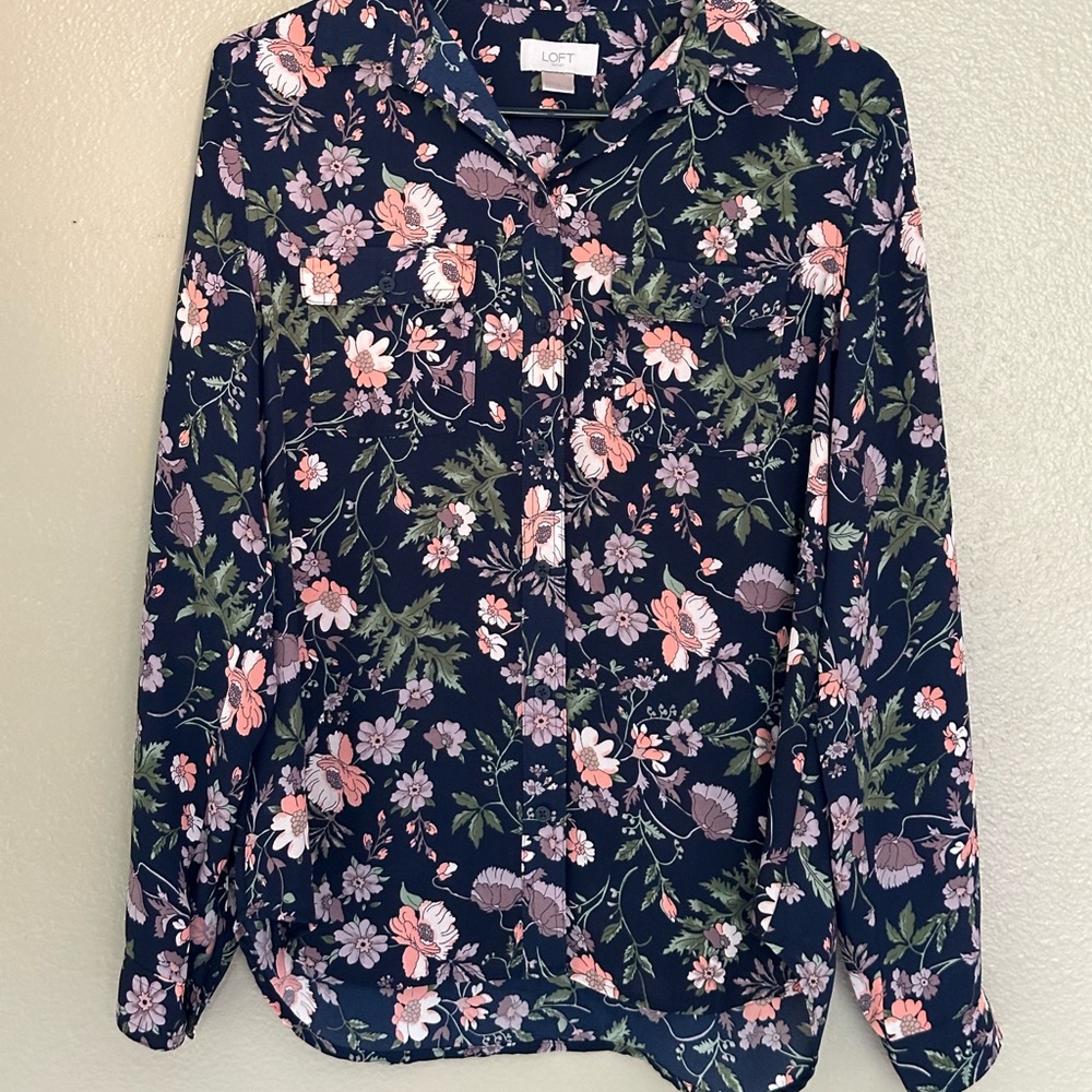longsleeves floral top